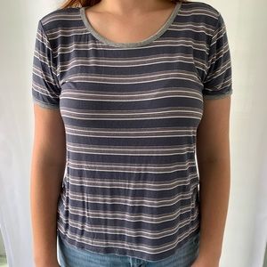 Blue striped tee